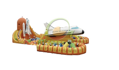 aeroplane inflatable amusement park